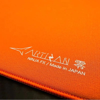 ARTISAN FX ZERO Gaming Mouse Pad, Orange XSOFT 42x33cm