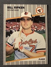 Billy Ripken 1989 Fleer - #616 Black Tape on Bat Knob Baseball Card Orioles