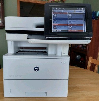 HP LASERJET ENTERPRISE MFP M527 PRINTER SCANNER COPIER W POWER CORD WORKS GREAT