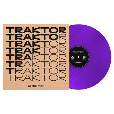 Native Instruments TRAKTOR Control Vinyl MK2 2024 Edition, purple - DJ Control