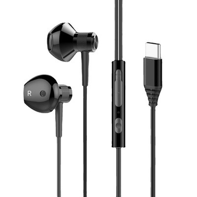Typ C bis 3,5 mm In Ear Gaming Kopfhörer mit Mikrofon HiFi Audio leichte Passfo