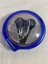 RadioShack Stereo In-Ear Earbuds With Windup Case 33-1170 Blue