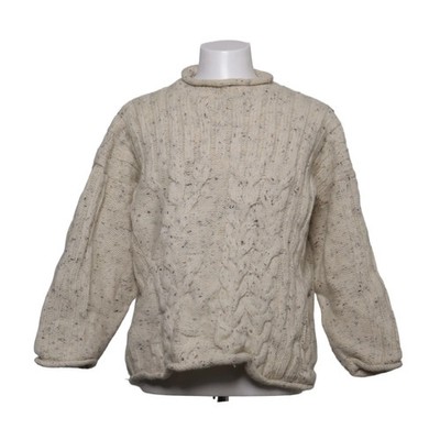 John Partridge, Strickpullover, Größe: M, Beige, Wolle, Grobstrick, Damen #0vL