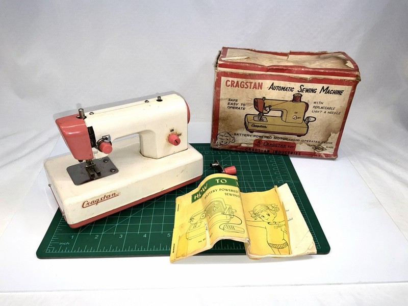 Vintage Cragstan No. 2702-2 Automatic Sewing Machine Japan + Box + Manual  Works