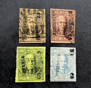 nystamps Mexico Early Stamp Proof Used G21y426