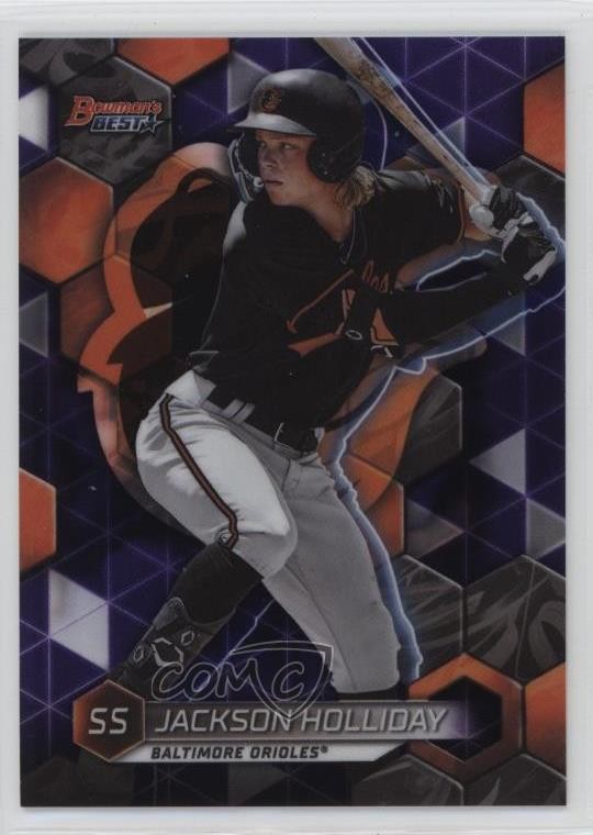 2023 Bowman's Best Top Prospects Purple Refractor /250 Jackson Holliday #TP-12