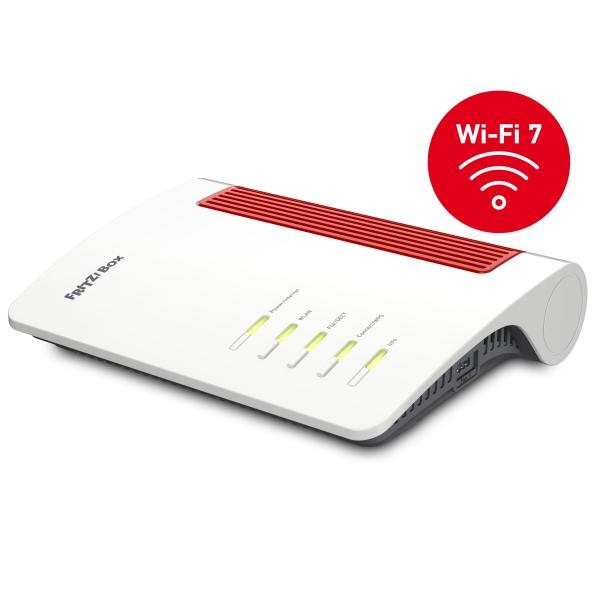 Box fritz! 4690 router wireless dual-band (2.4 ghz/5 ghz) rosso, bianco - Immagine 3