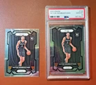Victor Wembanyama 2023 Prizm Rookie Graded PSA 10 And 2023 Prizm Rookie #136