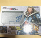 New Nintendo 3DS XL LL Monster Hunter 4G Special Console Tested w/Box No Charger