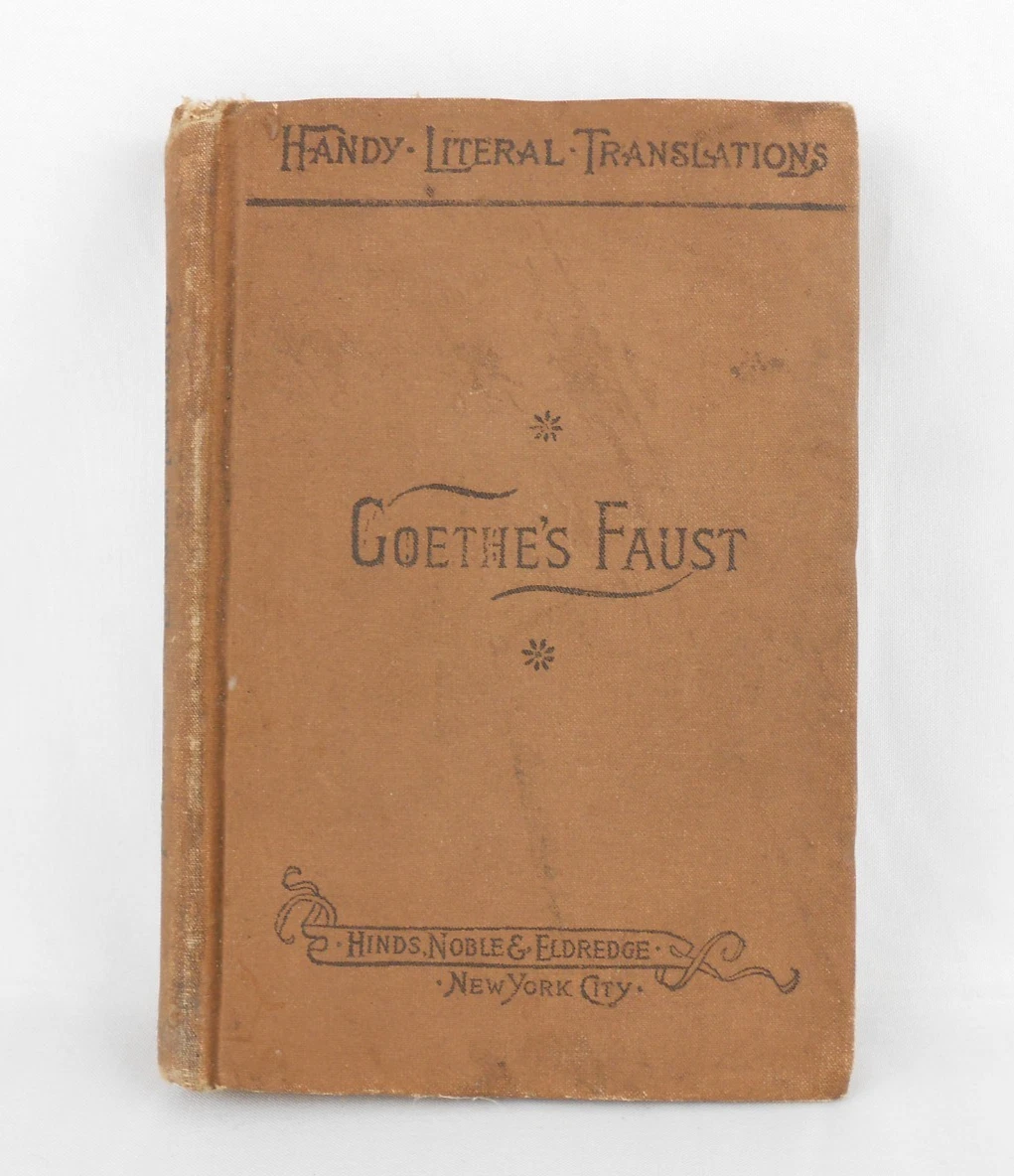 Antiquarian & Collectible Books Johann Wolfgang von Goethe for