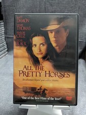 All the Pretty Horses DVD 2000 Matt Damon Penelope Cruz Billy Bob Thornton