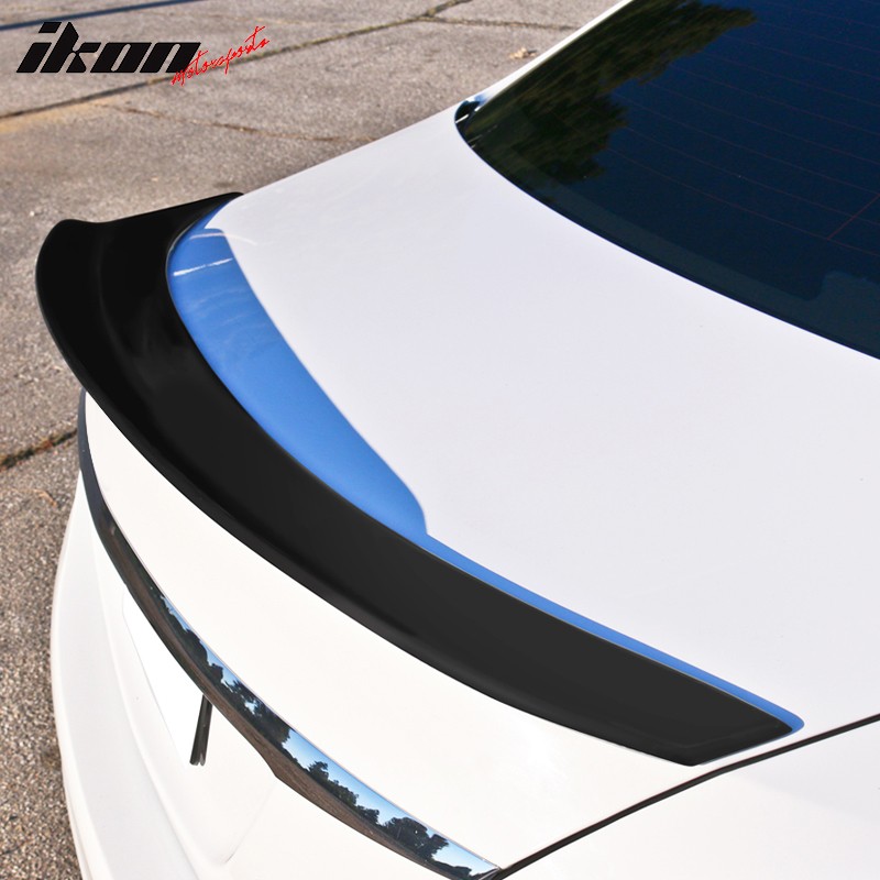 Fits 15-21 Benz W205 C-Class 4Dr Sedan PSM Style Trunk Spoiler ABS Painted #0056