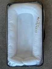 DockATot Deluxe Plus Infant Baby Lounger in Pristine White - Pre-Owned