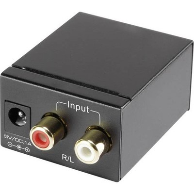 SpeaKa Professional SP-3956604 AV Converter [RCA - Toslink, Digital RCA] S