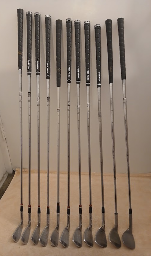TZ GOLF - VINTAGE Spalding Top Flite BLADES 2-PW Irons 53*, 56