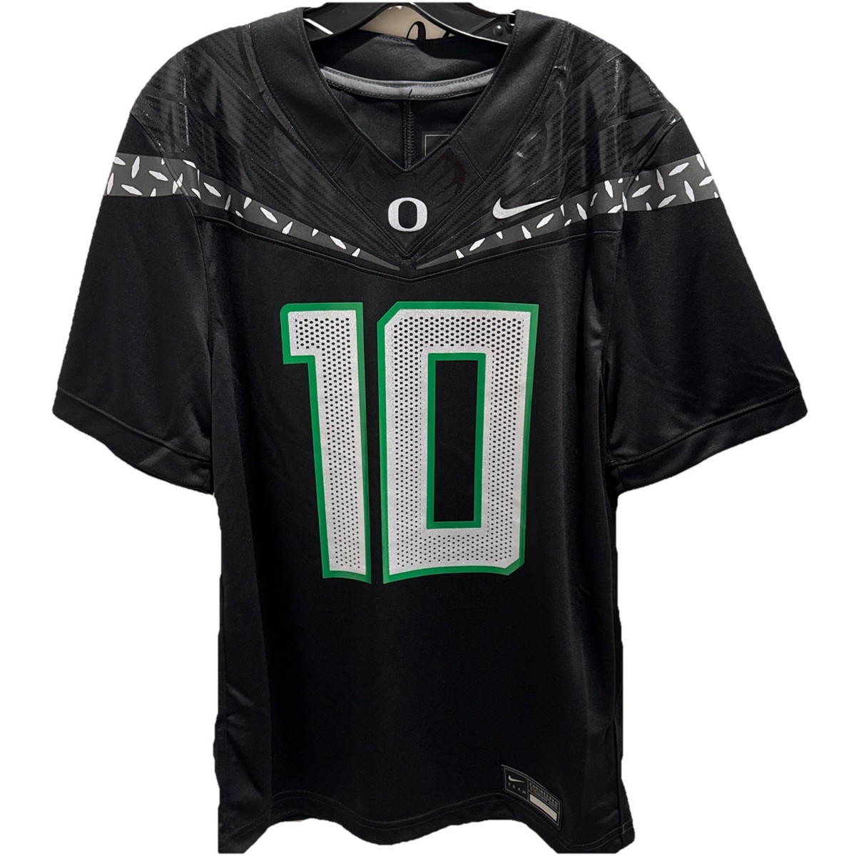 Justin Herbert 2024 Oregon Ducks Football Nike Vapor Black Game Jersey Sz  S-XXL