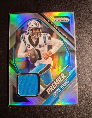 Panini Prizm 2025 Premier Bryce Young Panthers Patch Relic Silver #PJY-BYG
