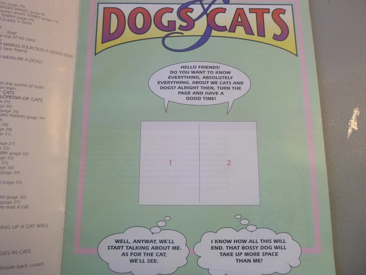 Dogs & Cats Collectible Sticker Album with Complete set of stickers - NEW