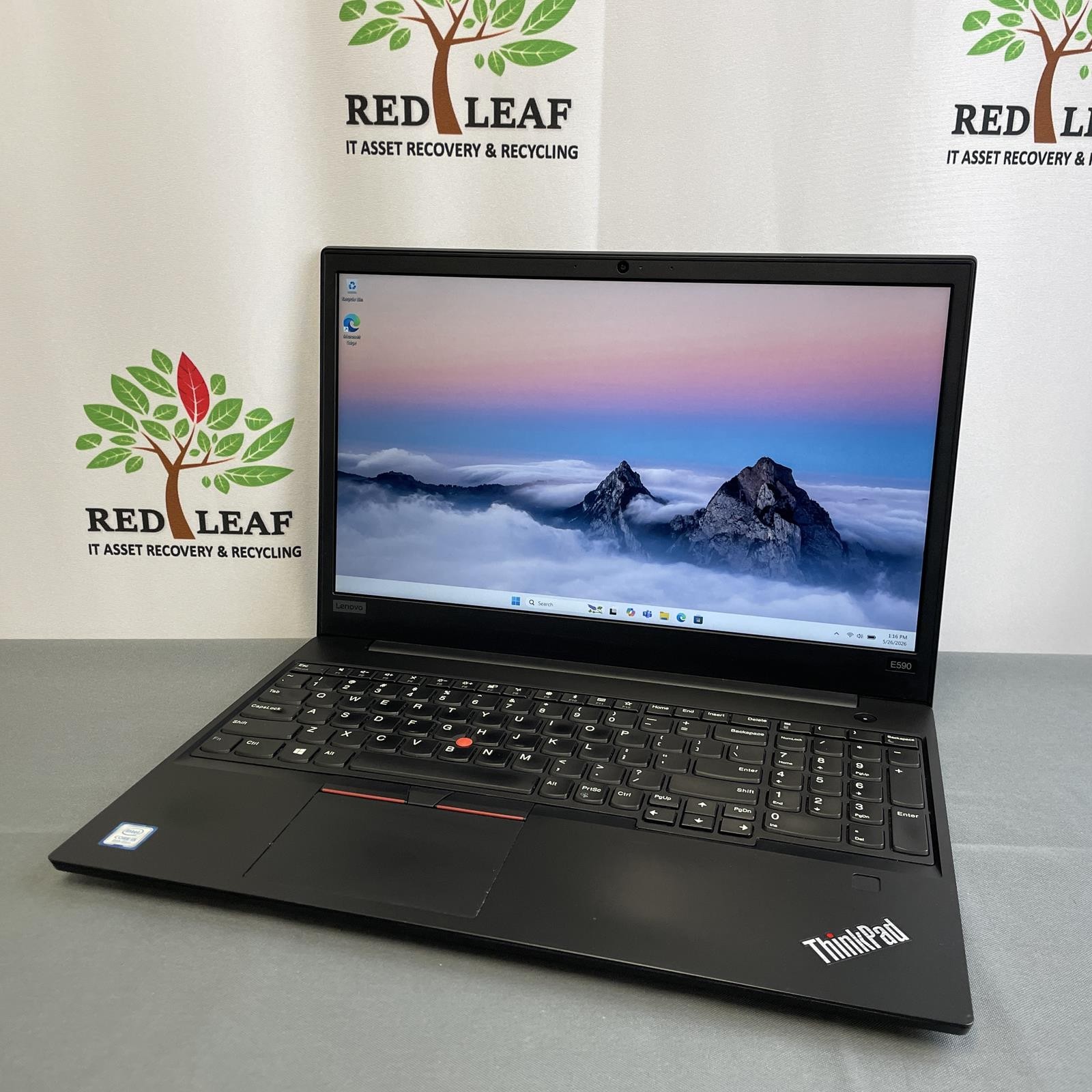 Lenovo ThinkPad E590, 15.6-Inch Laptop, with Intel Core i5-8265U, None NVMe (Non-Volatile Memory Express), Windows 11 Pro
