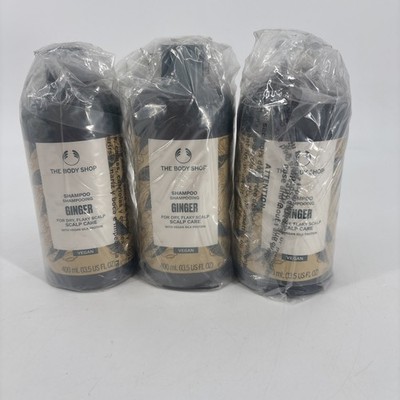 Lot Of 3 The Body Shop Ginger Shampoo 400ml/13.5 US FL OZ-New. Fast Shipping!