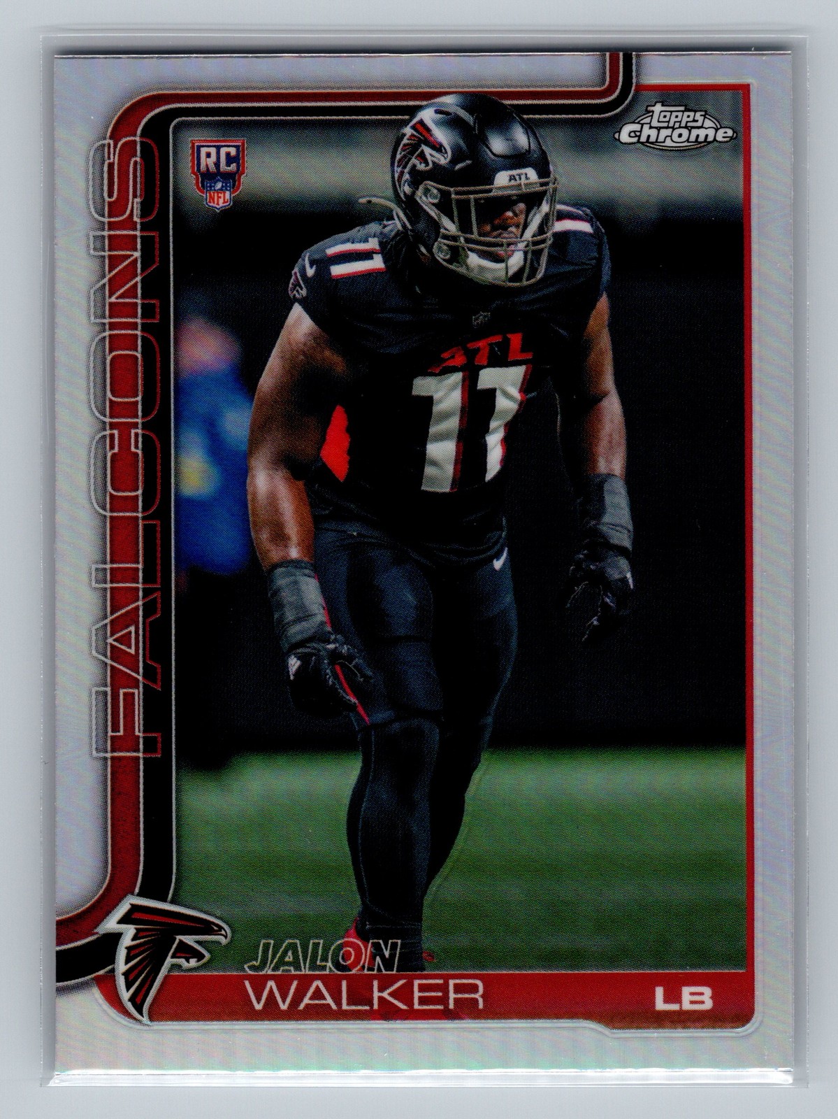 2025 Topps Chrome #354 Jalon Walker Topps Refractor