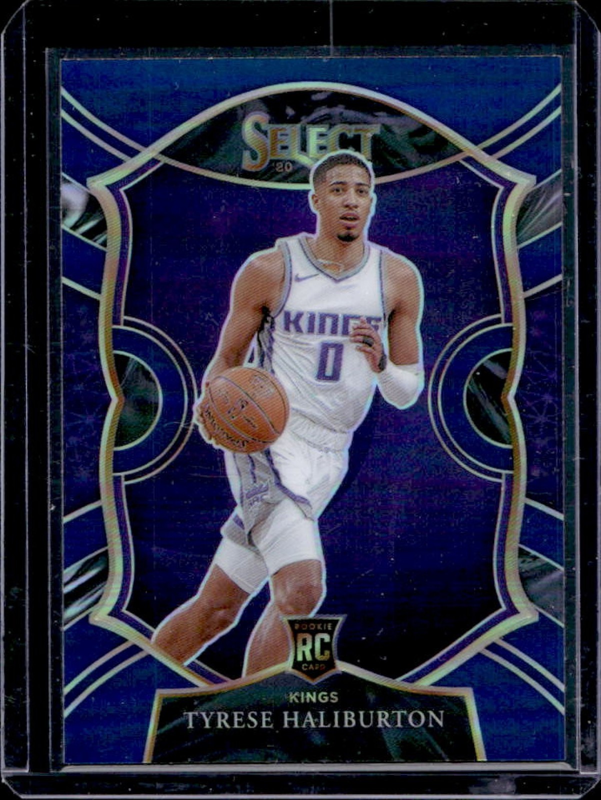 2020-21 Select Tyrese Haliburton RC Blue Prizm Concourse #72 Kings