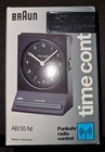 Braun Funkuhr/wecker Time Control AB 55fsl OVP Schickes Design Schwarz
