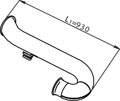 DINEX Abgasrohr 21700