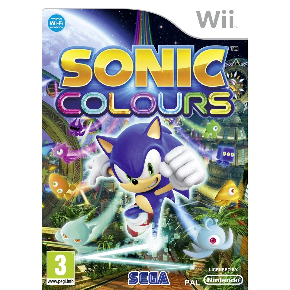 SONIC COLOURS - NINTENDO WII - PAL ESPAÑA