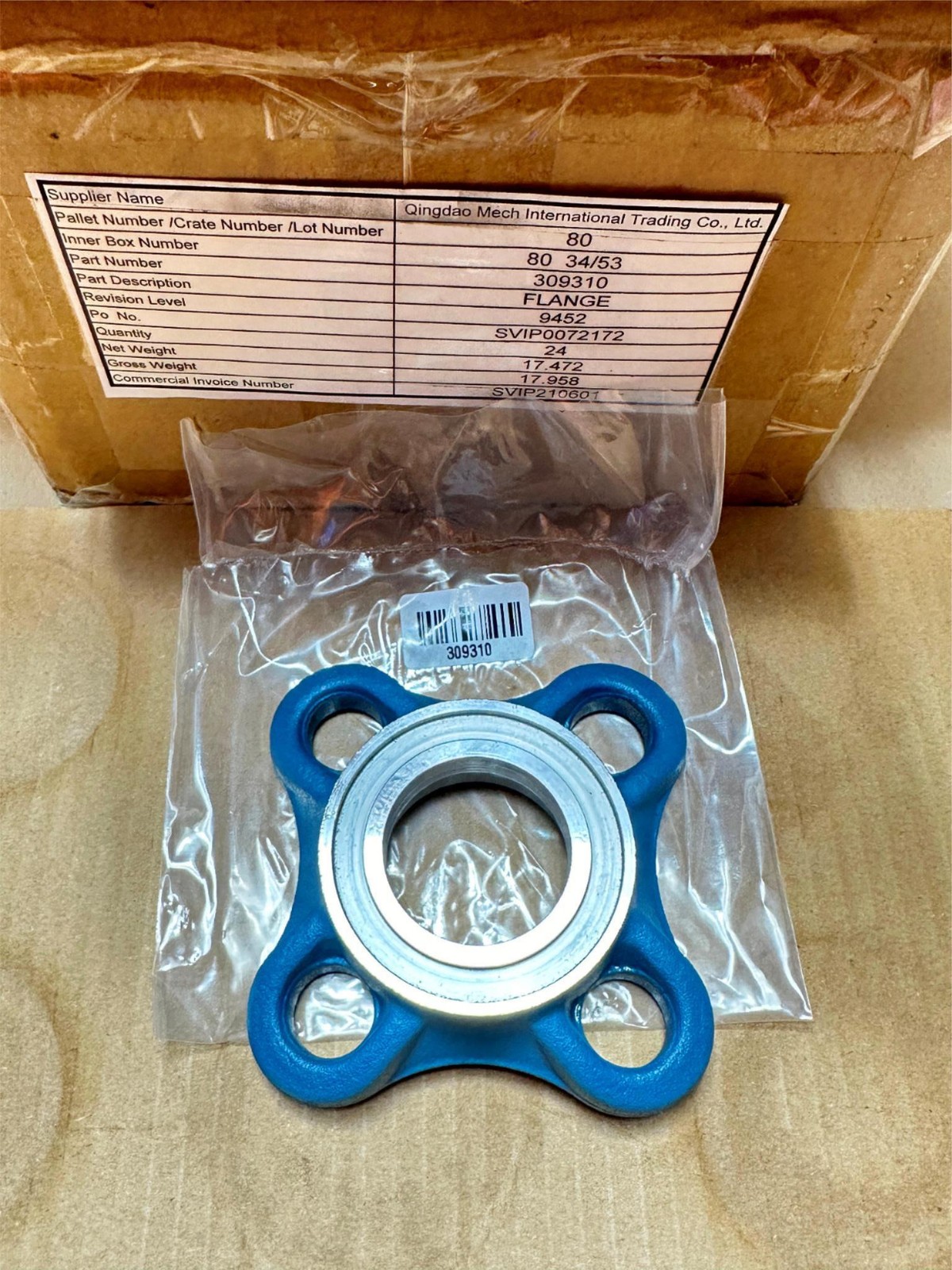 309310 Flange FLG32 1-1/4 FEM X 1-1/4SW