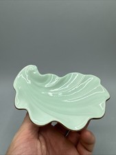 MCM Shell Soap Candy Dish Trinket Porcelain Laslo Mikasa Japan Coastal Beach