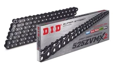 D.I.D 525ZVMX2B120 Chain 525ZVM-X2 Bk&Bk-120ZB
