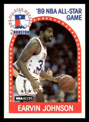 -CS- 1989-90 Hoops - #166 Magic Johnson (N) *Free Shipping* Lakers