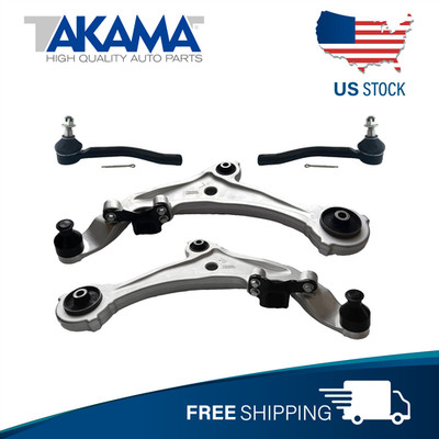 4 pcs TAKAMA Control arms + Outer Tie Rod ends+ for 2009-2014 Nissan Murano
