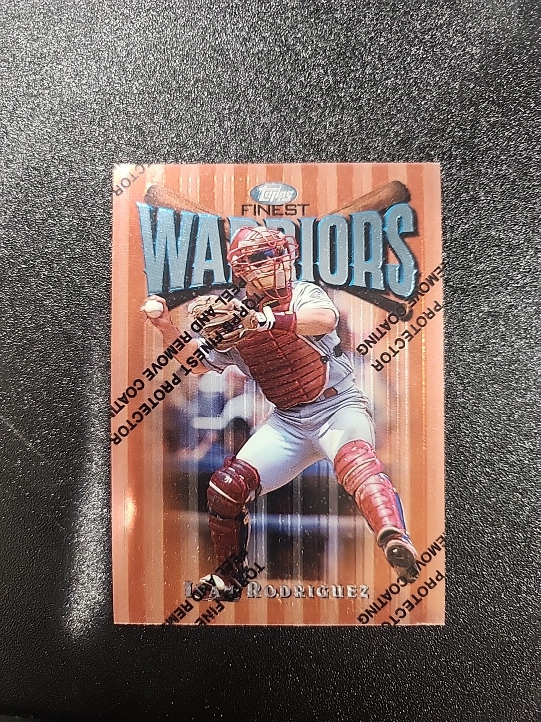 1997 Topps Finest Common  Bronze Refractor Common Bronze Ivan Rodriguez 90