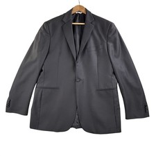 Yves Saint Laurent Suit Jacket Mens 44 Black Wool Tuxedo Made In Italy Formal
