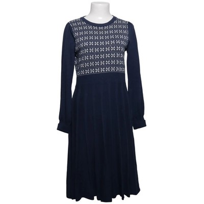 Jumperfabriken, Kleid, Größe: M, Estrid, Blau/Weiß, Baumwolle, Sonstiges #ZYv