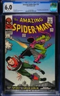 Amazing Spider-Man 39, CGC 6.0  Key: 1st Romita Art, Classic Green Goblin Cover.