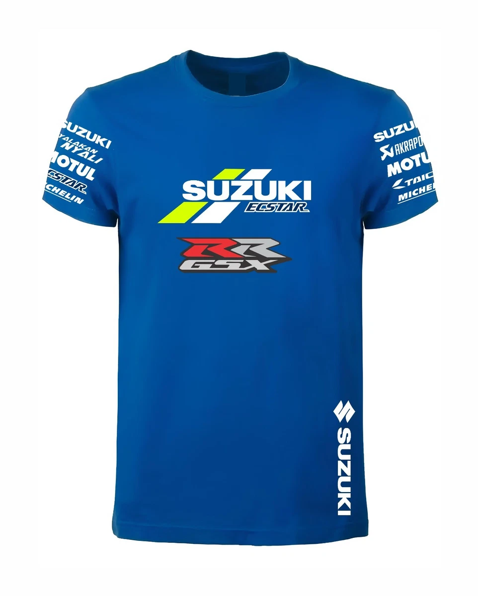 4people T-Shirt Uomo Suzuki | 100% Cotone, Nera Con Logo, Taglie S-XXL