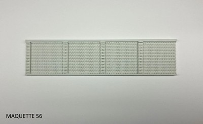 N Stützmauer 1/160 N Dekor Modelleisenbahn 56 Modell