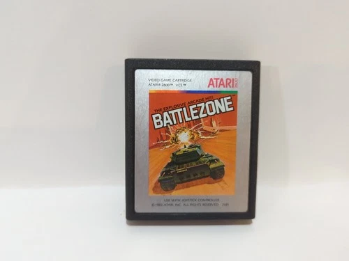 Battlezone (Atari 2600, 1983) Cartridge tested.
