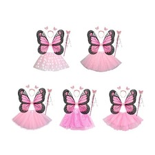 Butterfly Wing Headband Children Fairy Costume for Carnival Holiday