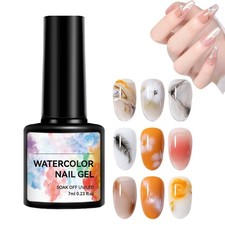 Bloom Gel Nail Polish 7ml Watercolor Print Soak Off Nail Gel Personal Special