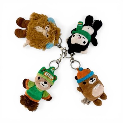 Vancouver 2010 Winter Olympic Mascot Plush Keychains 4 Quatchi