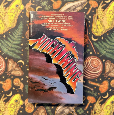 Nightwing by Martin Cruz Smith Paperback (1977 Jove) Vintage Horror Vampires