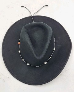 NWT Johnny Was Black Hat with Beaded Band Buy BEADED HAT | Johnny Was main image 2