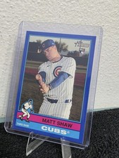 2025 Topps Heritage High Number - Matt Shaw #712 Dark Blue Bordered (RC)