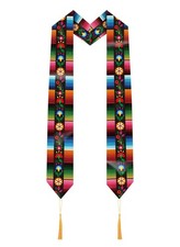 Kente Graduation Sash Stole El Salvador Puerto Rico Mexico Class 2026 73 chars 
