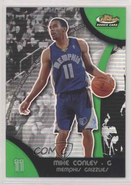 2007-08 Topps Finest Green Refractor /149 Mike Conley #61 00y7