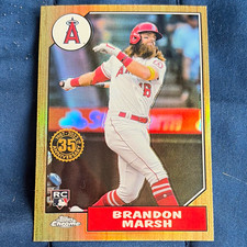 Topps 2022 Chrome 1987 Topps Baseball Brandon Marsh RC #87BC-18